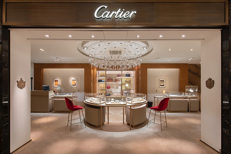 Cartier Boutique Shop Jewelry Display Cabinet & Glassdoor